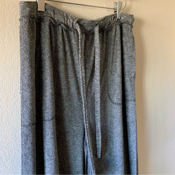 Free People Make It Maxi Wide Leg Terry Lounge Pants Gray  Size XS - Picture 14 of 16